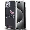 Hello Kitty IML Kitty Face tok iPhone 15-höz - fekete