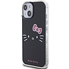 Hello Kitty IML Kitty Face tok iPhone 15-höz - fekete