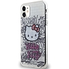 Hello Kitty IML Kitty On Bricks Graffiti tok iPhone 11 / Xr telefonhoz - fehér