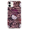 Hello Kitty IML Tags Graffiti tok iPhone 11 / Xr telefonhoz - rózsaszín