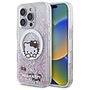 Hello Kitty Liquid Glitter Sweet Kitty Bows MagSafe iPhone 16 Pro tok - Fehér