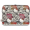 Hello Kitty PU fém logós tok 14"-os laptophoz - bézs