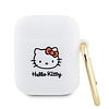 Hello Kitty szilikon 3D Kitty Head tok AirPods 1/2-hez - fehér