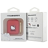 Hello Kitty szilikon 3D Kitty Head tok AirPods 1/2-hez - fukszia