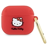 Hello Kitty szilikon 3D Kitty Head tok AirPods 3-hoz - fukszia