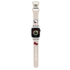 Hello Kitty szilikon Kitty fejpánt Apple Watch 38/40/41mm-hez - bézs