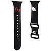 Hello Kitty szilikon Kitty fejpánt Apple Watch 38/40/41mm-hez - fekete