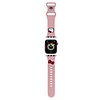 Hello Kitty szilikon Kitty fejszíj Apple Watchhoz 42/44/45/49mm - rózsaszín