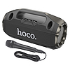 Hoco - Vezeték nélküli Rick Sports hangszóró (HA3) - Hordozható mikrofonnal, Bluetooth 5.3, TF, USB, AUX, 10 W - Fekete