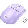 Hoco - Wireless Mouse Royal (GM25) - Négygombos, kétmódusú üzleti 2.4G, 1600 DPI - Romantikus lila