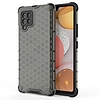 Honeycomb Case páncélburkolat TPU bumper Samsung Galaxy A42 5G fekete