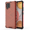 Honeycomb Case páncélburkolat TPU bumper Samsung Galaxy A42 5G piros