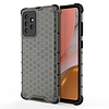 Honeycomb Case páncélburkolat TPU bumper Samsung Galaxy A72 4G fekete