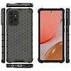 Honeycomb Case páncélburkolat TPU bumper Samsung Galaxy A72 4G fekete