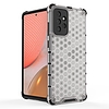 Honeycomb Case páncélburkolat TPU bumper Samsung Galaxy A72 4G fekete