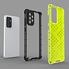 Honeycomb Case páncélburkolat TPU bumper Samsung Galaxy A72 4G fekete