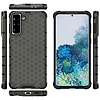 Honeycomb Case páncélburkolat TPU bumper Samsung Galaxy S21+ 5G (S21 Plus 5G) fekete