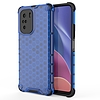 Honeycomb Case páncélburkolat TPU bumper Xiaomi Redmi K40 Pro+ / K40 Pro / K40 / Poco F3 kékhez