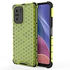 Honeycomb Case páncélburkolat TPU bumper Xiaomi Redmi K40 Pro+ / K40 Pro / K40 / Poco F3 zöldhöz