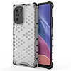 Honeycomb Case páncélburkolat TPU bumper Xiaomi Redmi K40 Pro+ / K40 Pro / K40 / Poco F3 átlátszóhoz