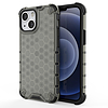 Honeycomb Case páncélburkolat TPU lökhárítóval iPhone 13 mini fekete készülékhez