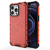 Honeycomb Case páncélburkolat TPU lökhárítóval iPhone 13 Pro piros