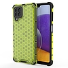 Honeycomb Case páncélburkolat TPU lökhárítóval Samsung Galaxy A22 4G zöld