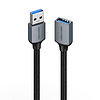 Hosszabbítókábel USB 3.0, dugasz USB-csatlakozó USB-A, szellőző 2 m, fekete (CBLHH)