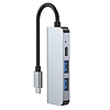 HUB Tech-Protect V2 4 az 1-ben USB-C - USB-A 3.0 / USB-A 2.0 / USB-C / HDMI - szürke