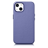 iCarer Case Bőr tokvédő iPhone 14 Light Purple (WMI14220705-LP) készülékhez (MagSafe kompatibilis)