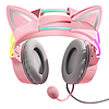 Játékos fejhallgató ONIKUMA X15Pro Pink Cat´s Ears (X15PROP with cat ear)