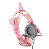 Játékos fejhallgató ONIKUMA X15Pro Pink Cat´s Ears (X15PROP with cat ear)