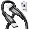 Joyroom gyorstöltés / adatkábel USB Type C - Lightning PD 20W 1m fekete (S-1024N1-PD)