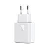 Joyroom JR-TCF24 USB-C PD 30W QC SFC hálózati töltő - fehér + 1 m USB-C kábel