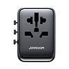 Joyroom JR-TCW01 utazási adapter univerzális 17W EU / US / UK / JP / AU / CN - fekete