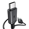 Joyroom JR-WQM03 mágneses töltő, USB + USB-C, 1,2 m fekete