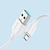 Joyroom kábel USB-A - Micro USB 480Mb / s 2.4A 0.25m fehér (S-UM018A9)