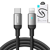 Joyroom kábel USB C - Lightning 20W A10 Series 1,2 m fekete (S-CL020A10)