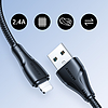 Joyroom kábel USB - Lightning 2.4A Surpass Series 1.2 m fekete (S-UL012A11)