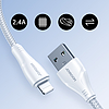 Joyroom kábel USB - Lightning 2.4A Surpass Series 3 m fehér (S-UL012A11)