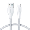 Joyroom kábel USB - Lightning 2,4A 0,25 m fehér (S-UL012A11)