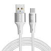 Joyroom Light-Speed széria SA25-AC6 USB-A / USB-C gyors átviteli kábel 100 W 2 m - fehér