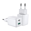 Joyroom töltő (EU csatlakozó) USB / USB Type C 30W Power Delivery QuickCharge 3.0 AFC FCP fehér (L-QP303)