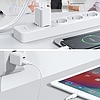 Joyroom töltő (EU csatlakozó) USB / USB Type C 30W Power Delivery QuickCharge 3.0 AFC FCP fehér (L-QP303)