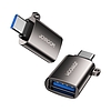 Joyroom USB 3.2 Gen 1 (férfi) - USB Type C (női) adapter fekete (S-H151 fekete)