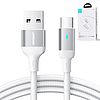 Joyroom USB kábel - USB C 3A a gyors töltéshez és adatátvitelhez A10 Series 2 m fehér (S-UC027A10)