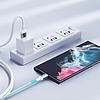 Joyroom USB kábel - USB C 3A a gyors töltéshez és adatátvitelhez A10 Series 2 m fehér (S-UC027A10)