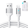 Joyroom USB - Lightning 2.4A A10 sorozatú kábel, 3 m fehér (S-UL012A10)