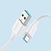 Joyroom USB töltő / adatkábel - USB Type C 3A 1m fehér (S-UC027A9)