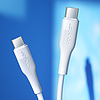 Joyroom USB Type C - USB Type C kábel Tápellátás 60W 3A 0,25m fehér (S-02530M3 White)